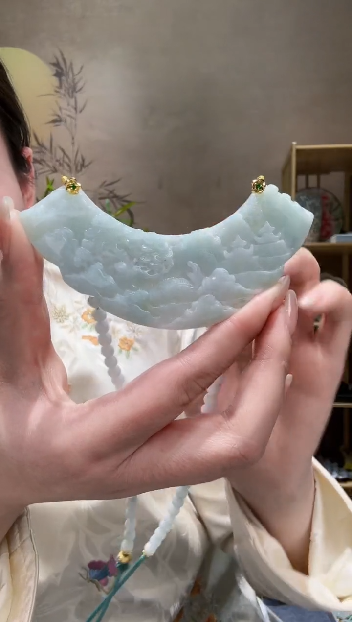 【闪购商品】翡翠颈饰未镶嵌吊坠
