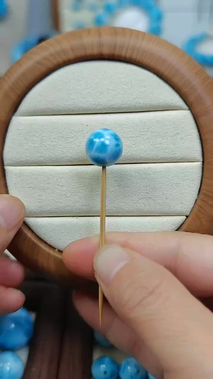 未镶嵌针钠钙石（海纹石）珠宝半成品?***?多样性发一