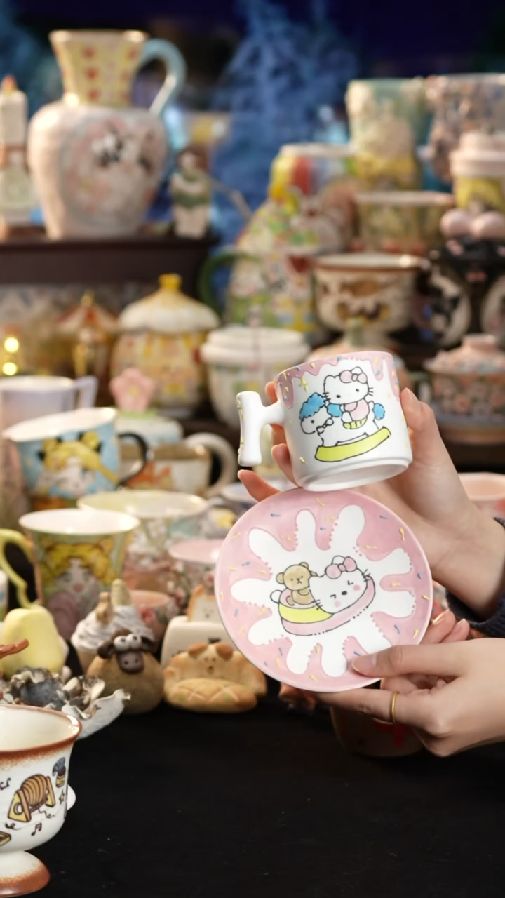 其他陶景德镇釉下彩手绘设计师款陶瓷