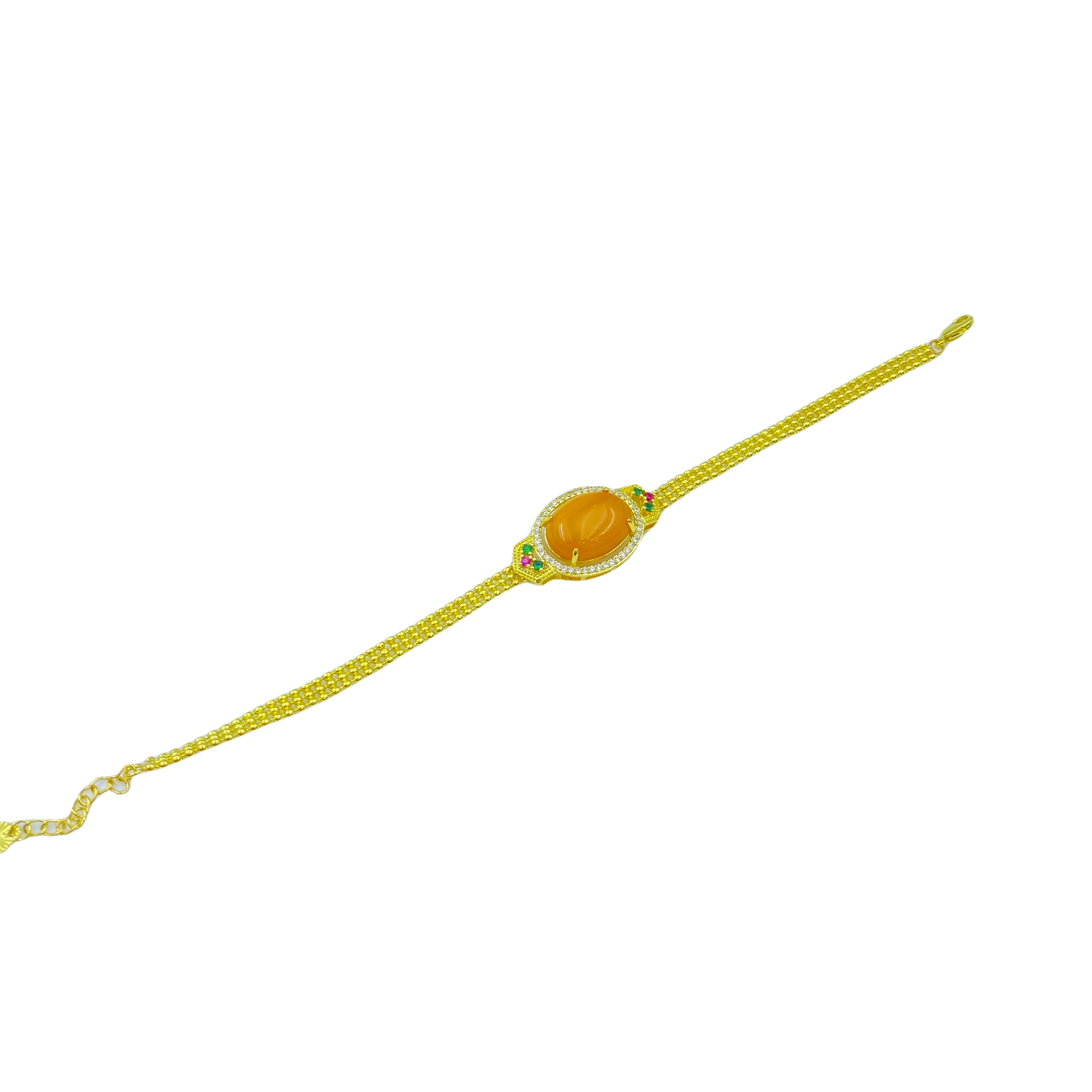 蜜蜡手链M588X合金