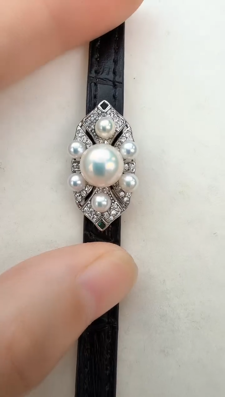 未镶嵌手镯淡水珍珠手表形