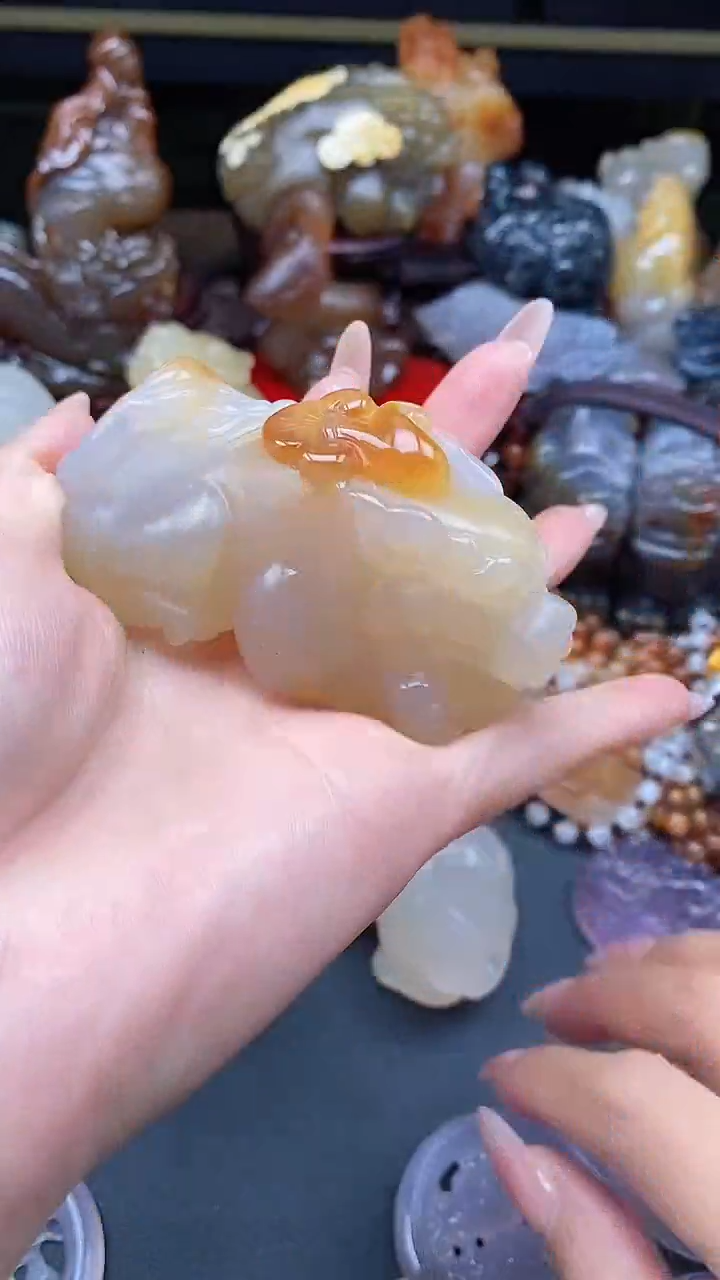 【闪购商品】玛瑙/玉髓颈饰未镶嵌dd