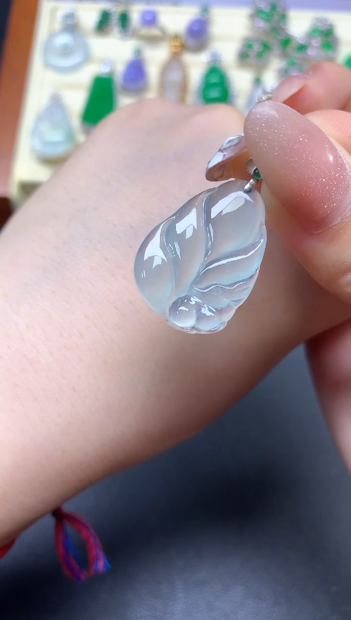 【闪购商品】翡翠吊坠(不含链)18K金镶嵌吊坠|1650+165