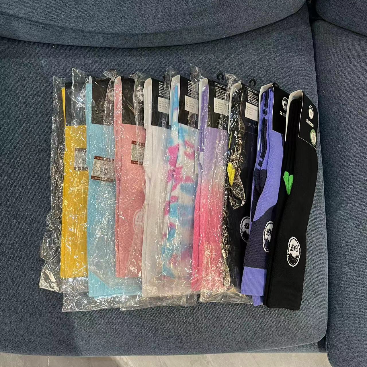 bnsf运动滑雪袜子长筒透气吸汗