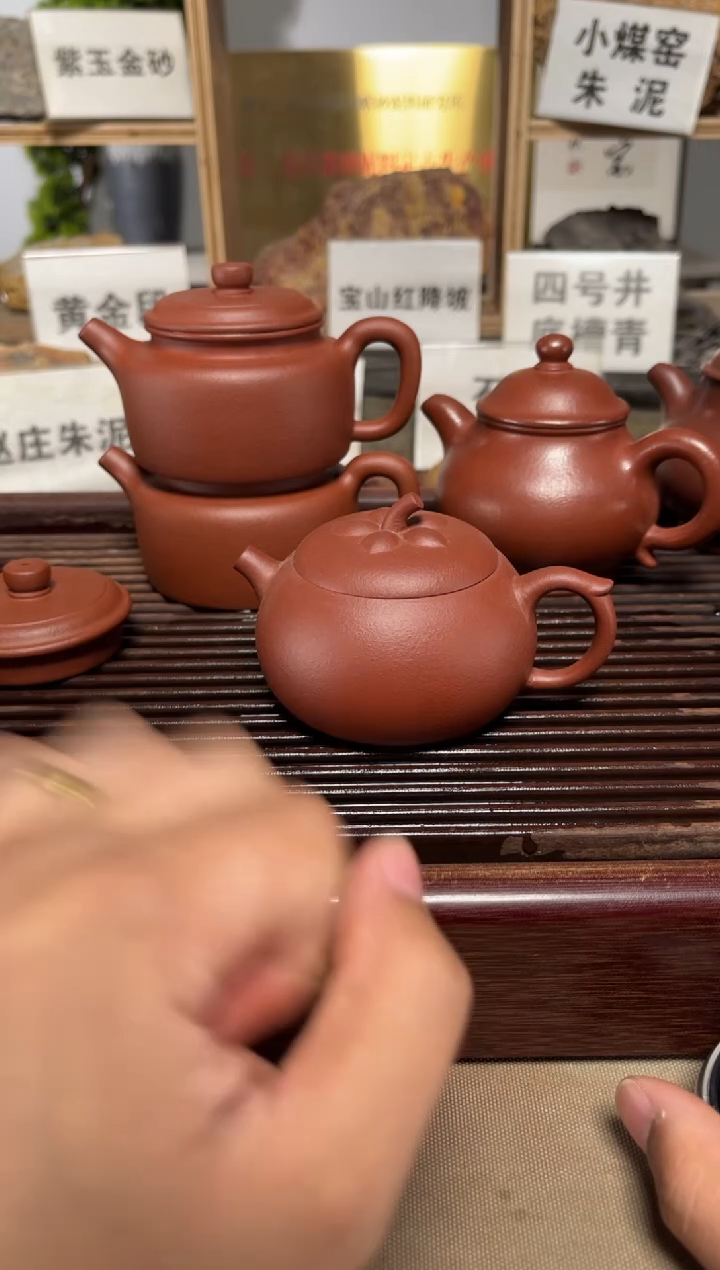 茶壶紫砂红皮龙小苹果