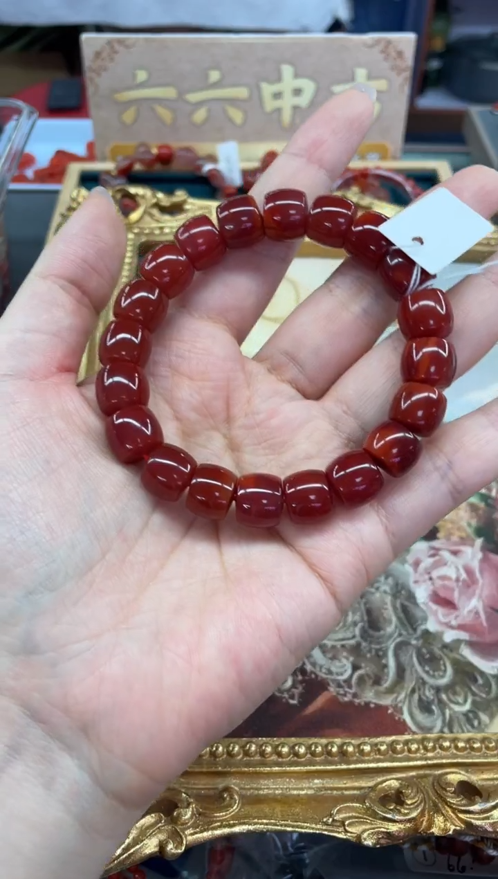 手串未镶嵌南红玛瑙yk385