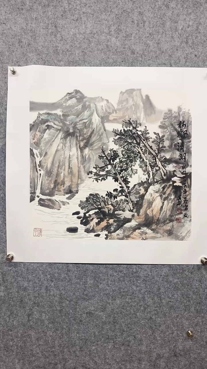 【闪购商品】书法田其斌国画林壑清明2平尺