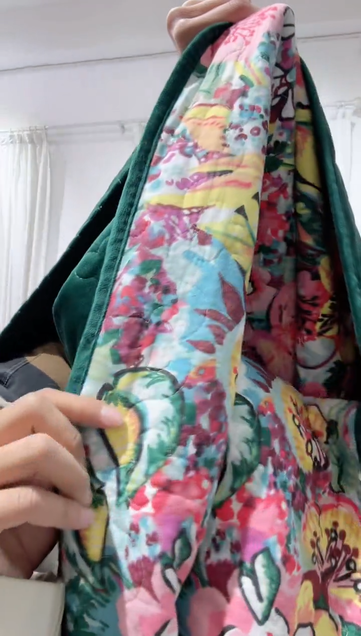 棉220*230纯棉绒床盖117号微瑕