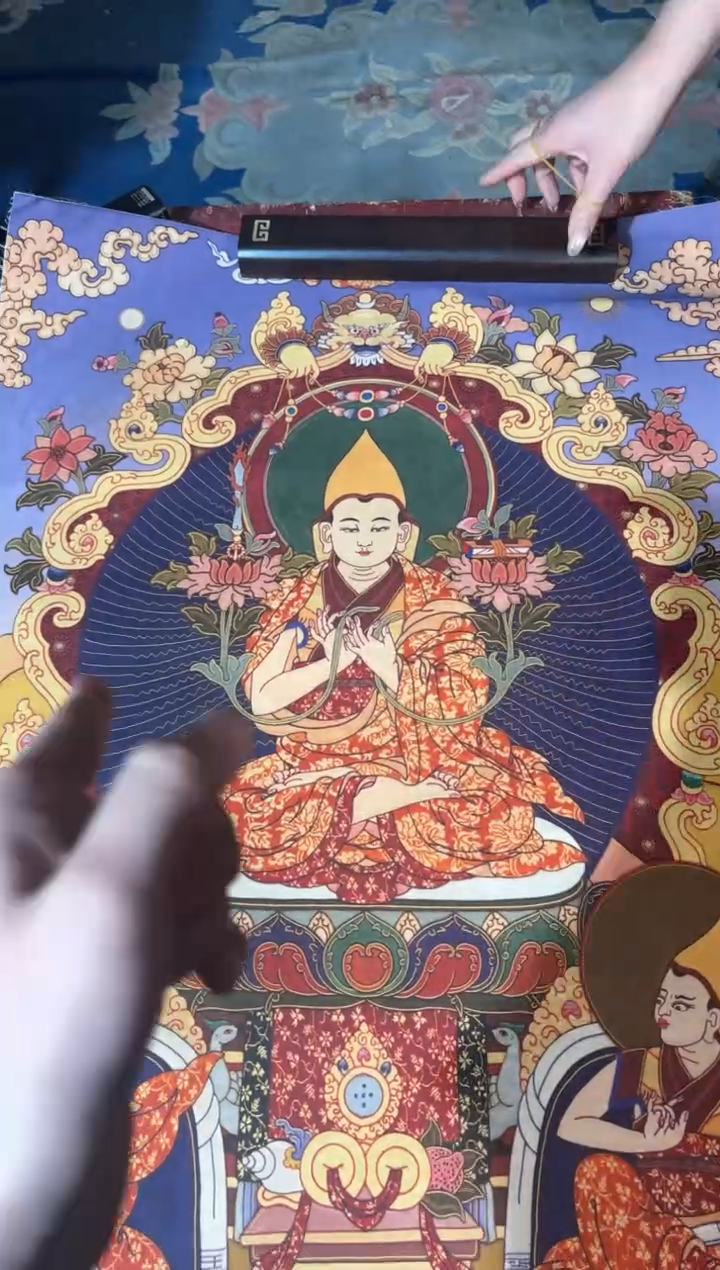 卷轴画龙妹唐卡直播tk16
