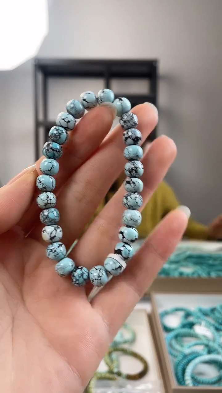 【闪购商品】绿松石珠宝奇石未镶嵌8.2+mm