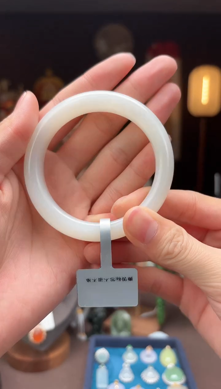 【闪购商品】和田玉D24【手镯57mm】未镶嵌-