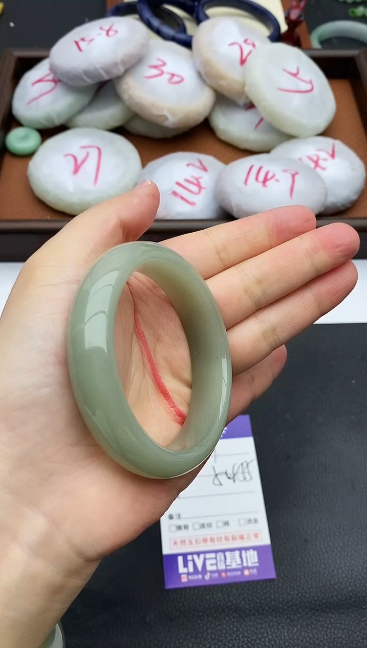 未镶嵌手镯石英质玉119+54/55