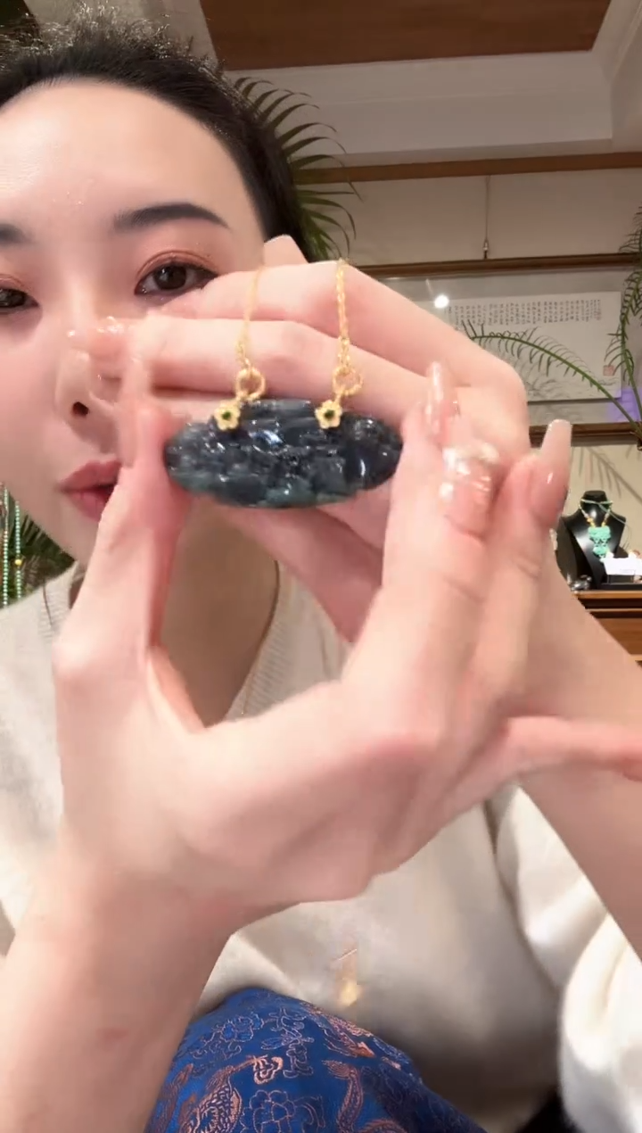 【闪购商品】翡翠颈饰未镶嵌国风