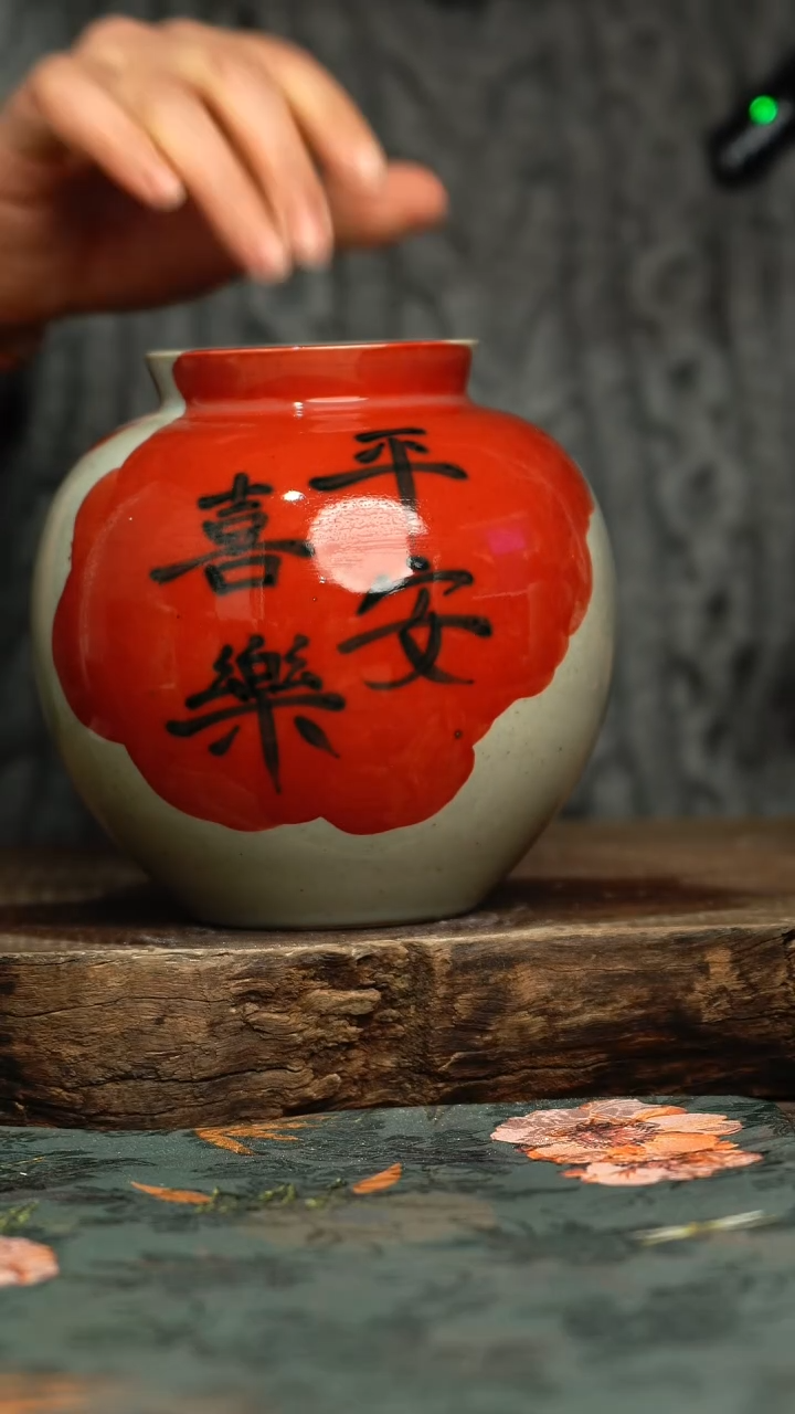 【闪购商品】杯釉下彩手工手绘同款陶器