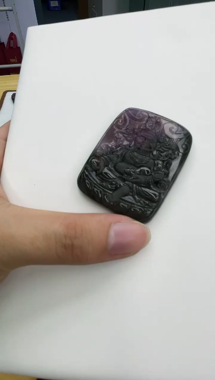 【闪购商品】水晶吊坠(不含链)未镶嵌极光23雕刻件 多样性发一