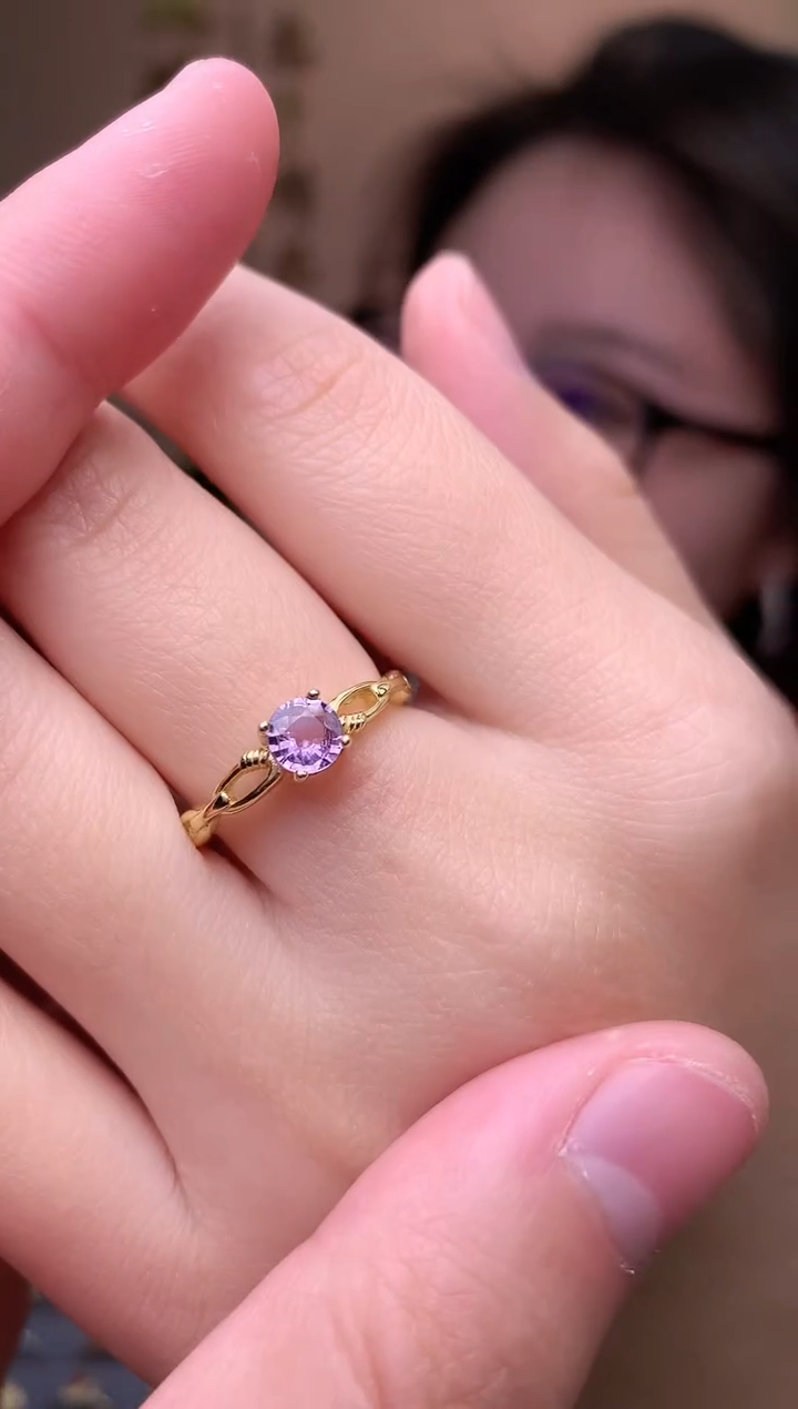 【闪购商品】蓝宝石戒指银S925镶嵌戒指