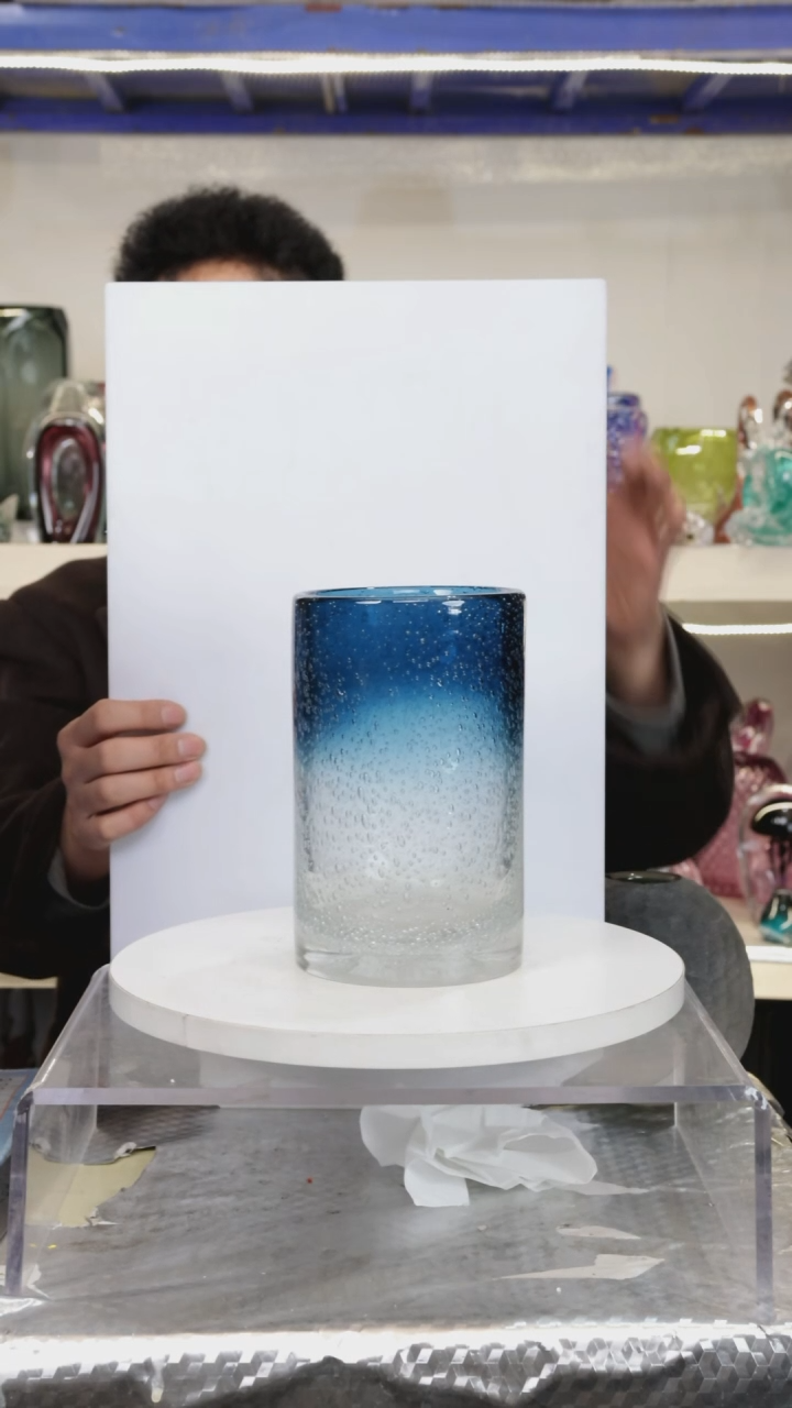 【闪购商品】琉璃高19.5精品琉璃正常手工痕迹