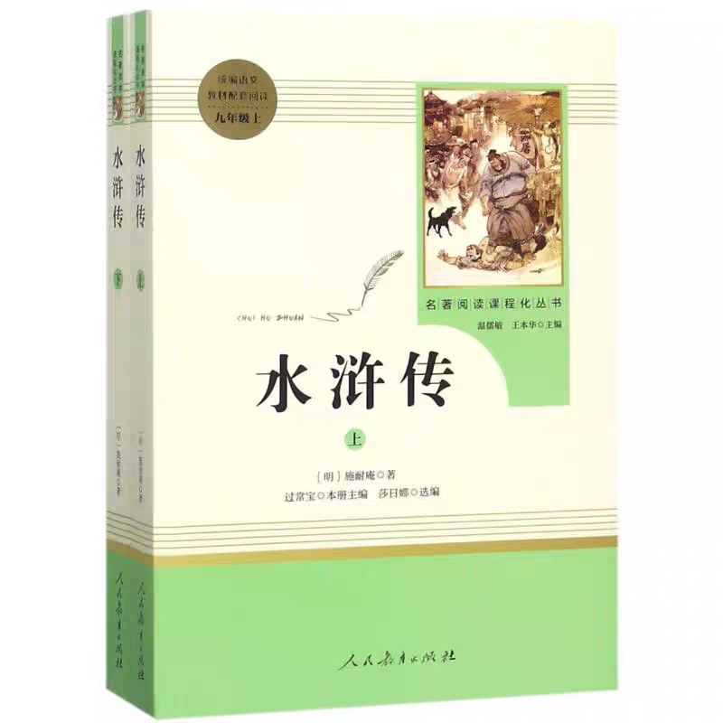 水浒传上下 九年级上册假期读本人民教育出版社