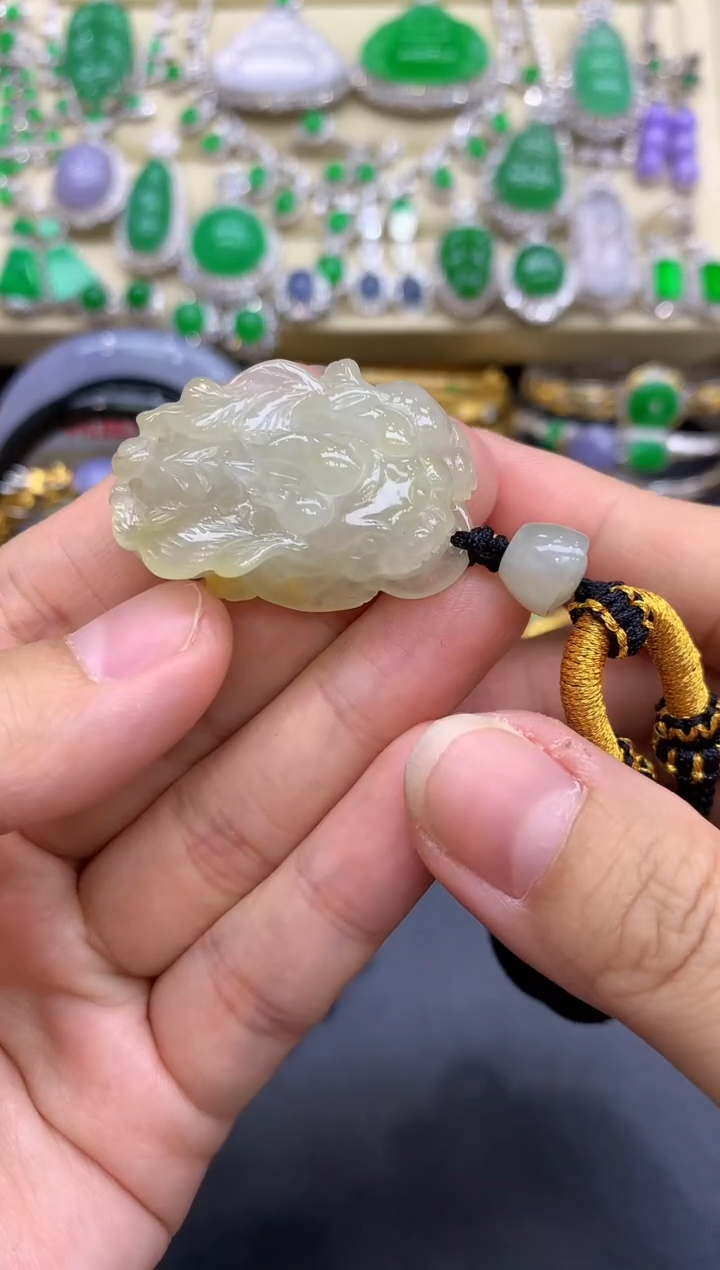 颈饰未镶嵌翡翠55-中国好珍宝