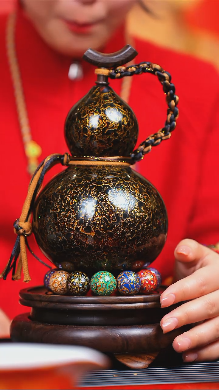 【闪购商品】JW084非遗臻选大漆酒葫芦