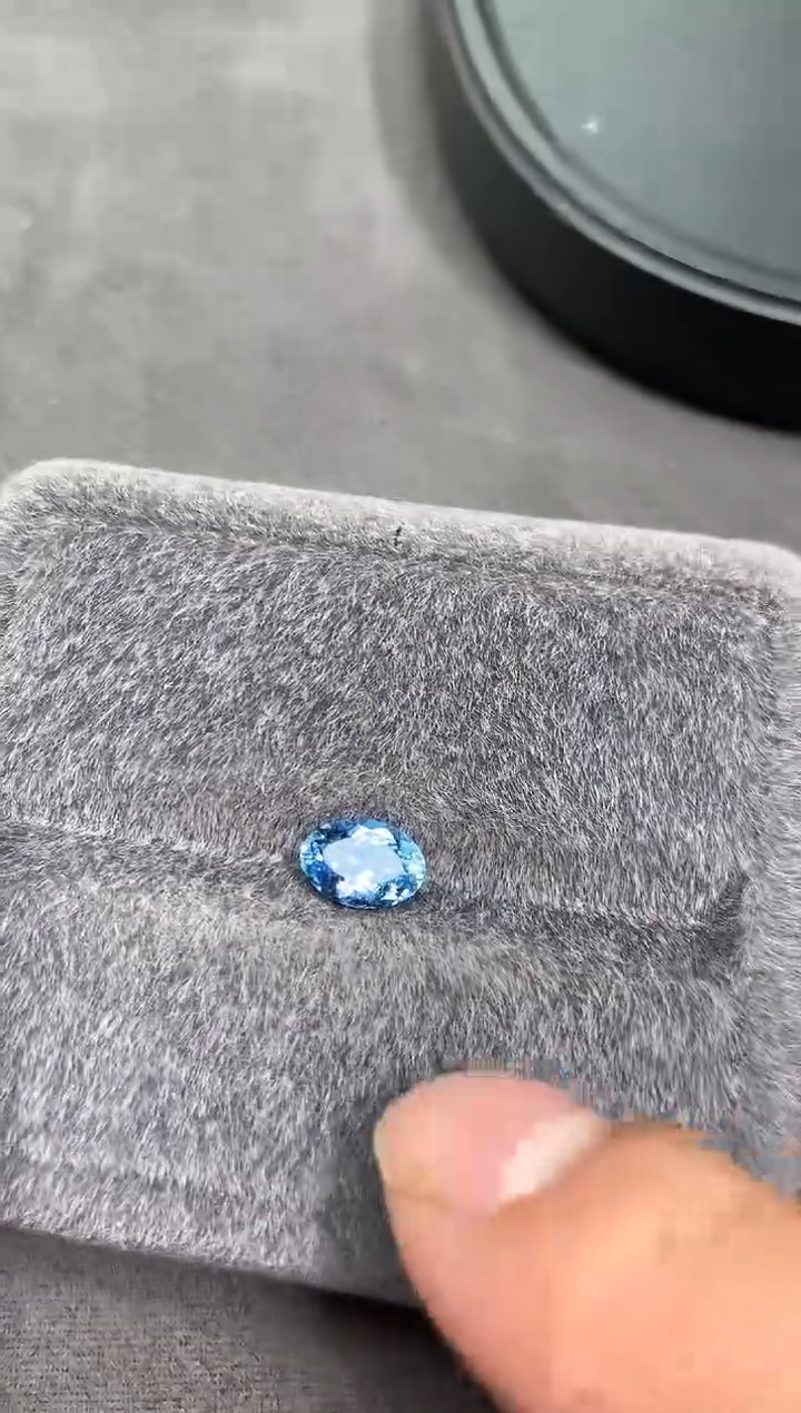 【闪购商品】海蓝宝石裸石未镶嵌zm-90 1.25ct