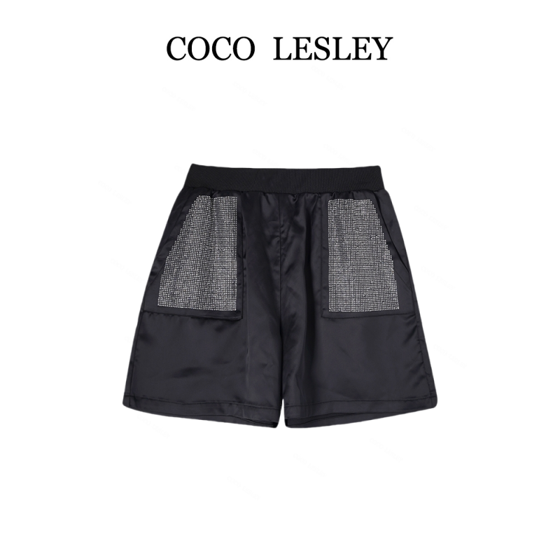 COCO LESLEY 休闲百搭街头高腰短裤3103