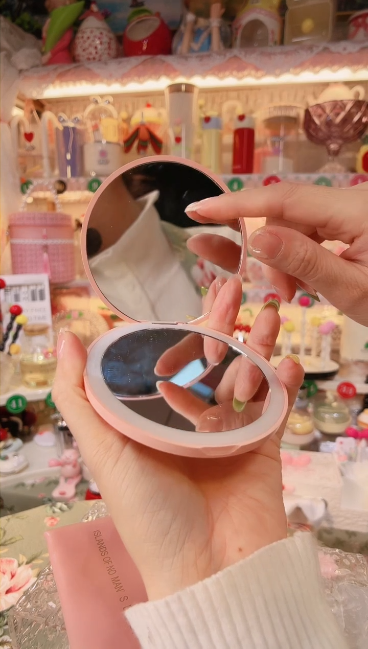 【闪购商品】摆件随身镜粉色品质好，发货快，放心拍
