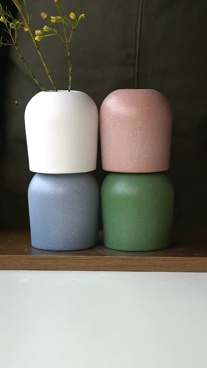 【闪购商品】陶瓷4只装花瓶@4-2@