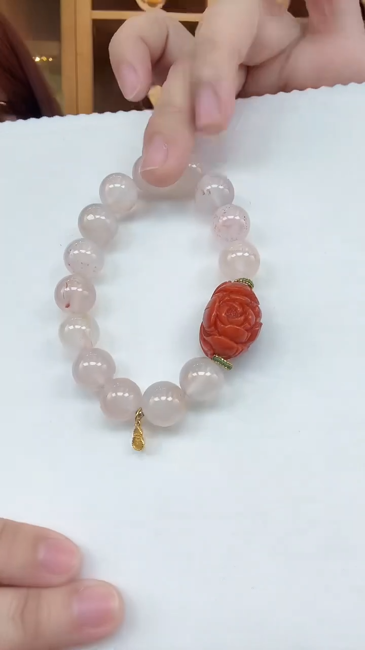 【闪购商品】南红玛瑙手链未镶嵌手串