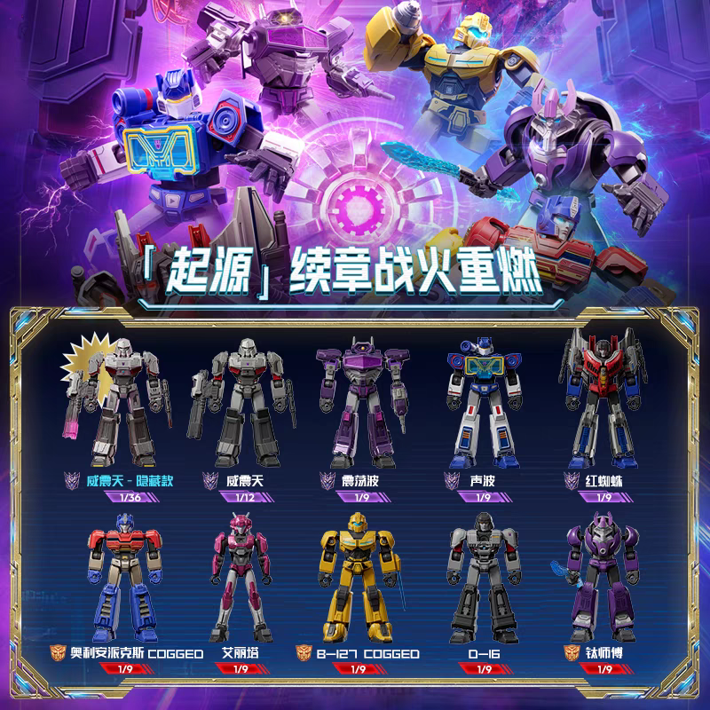 布鲁可变形金刚 群星版【8弹-4弹】 潮流盲盒（默认代拆）