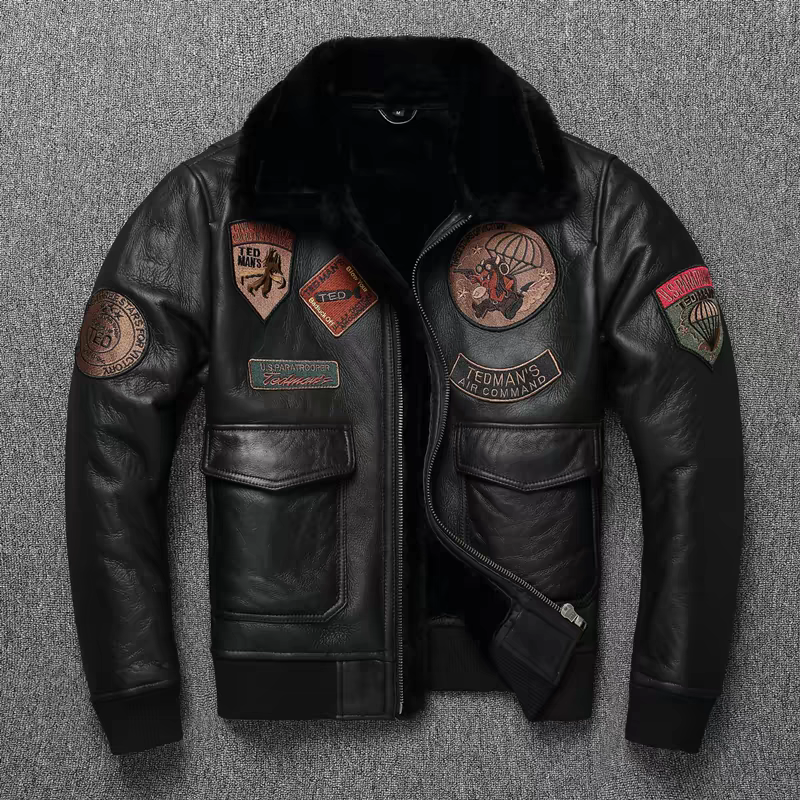 男士真皮皮衣（不是新的介意勿拍）直播间过款为准