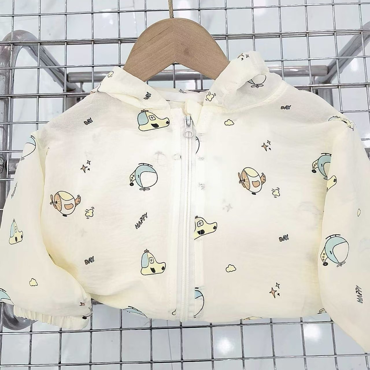 柚【8908-8字母飞机】防晒衣