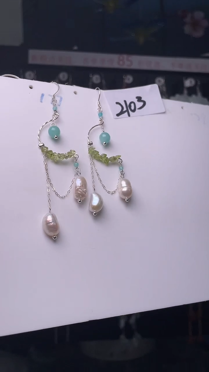 未镶嵌耳饰淡水珍珠喜欢拍