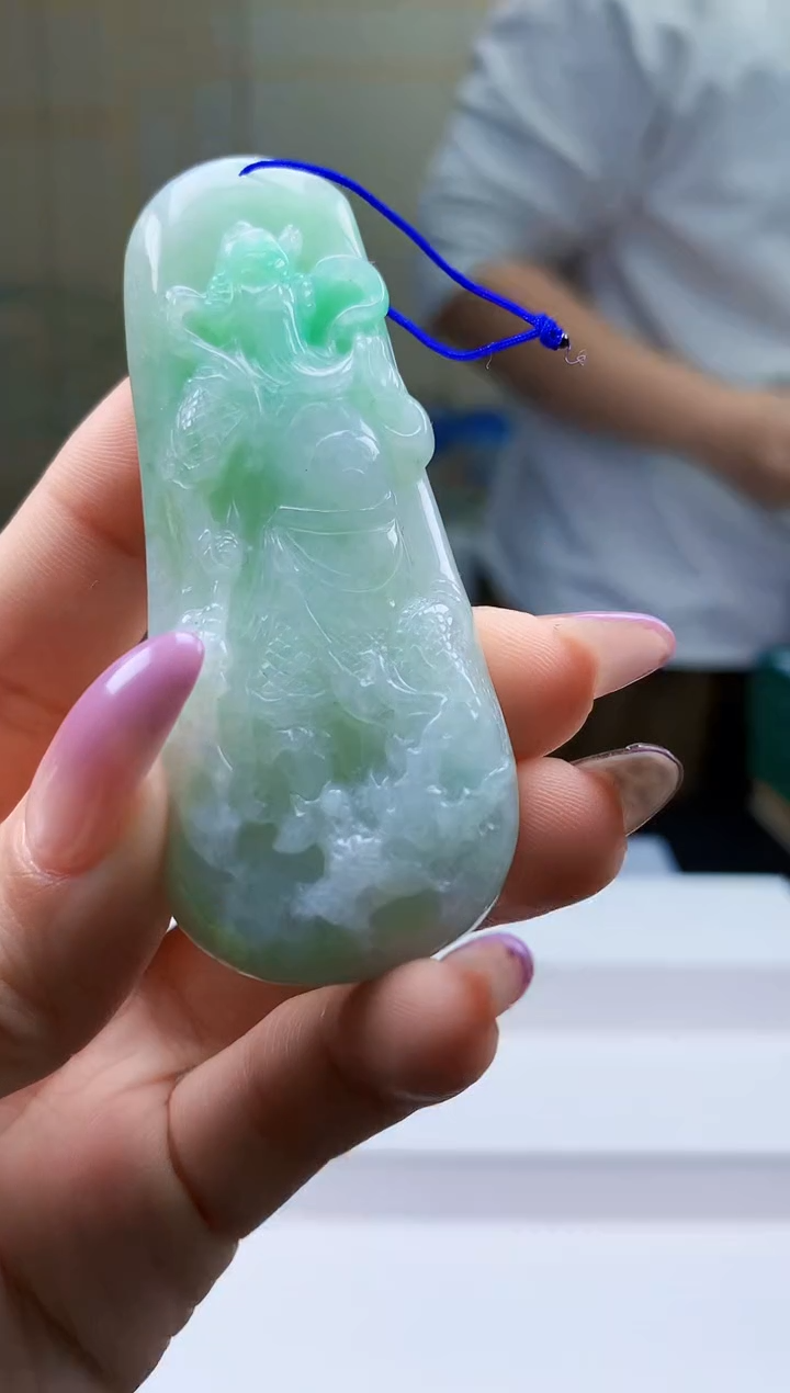 【闪购商品】定制翡翠未镶嵌4688ty-毛货挂件20