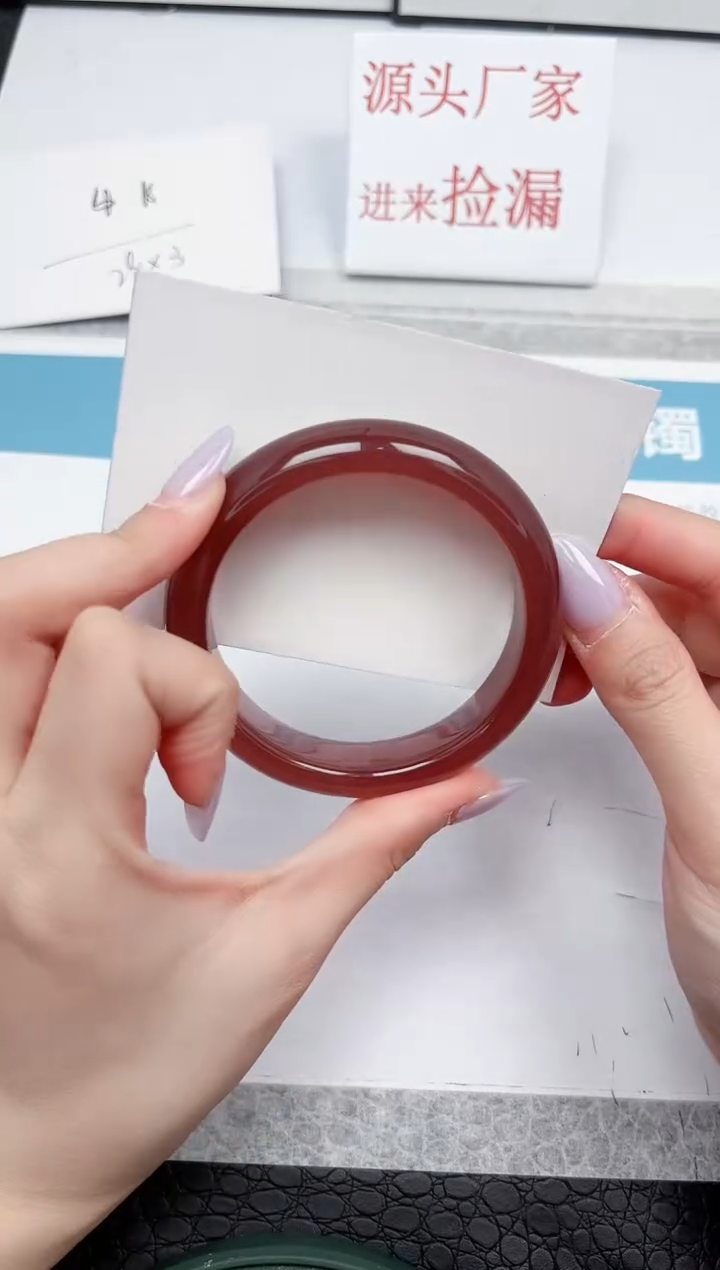 【闪购商品】石英质玉手镯未镶嵌A131-56.4