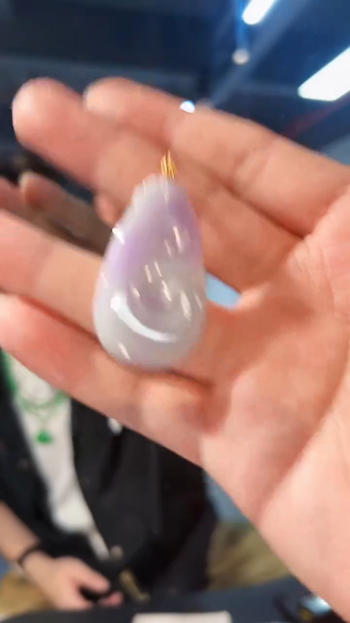 【闪购商品】翡翠颈饰18K金镶嵌缅料A货/支持复检/一件