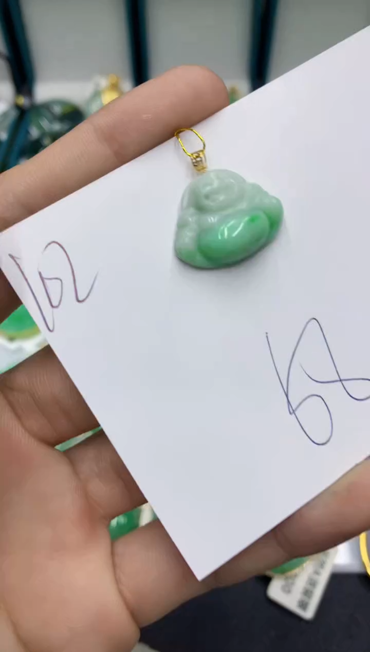 【闪购商品】翡翠颈饰18K金镶嵌翡翠