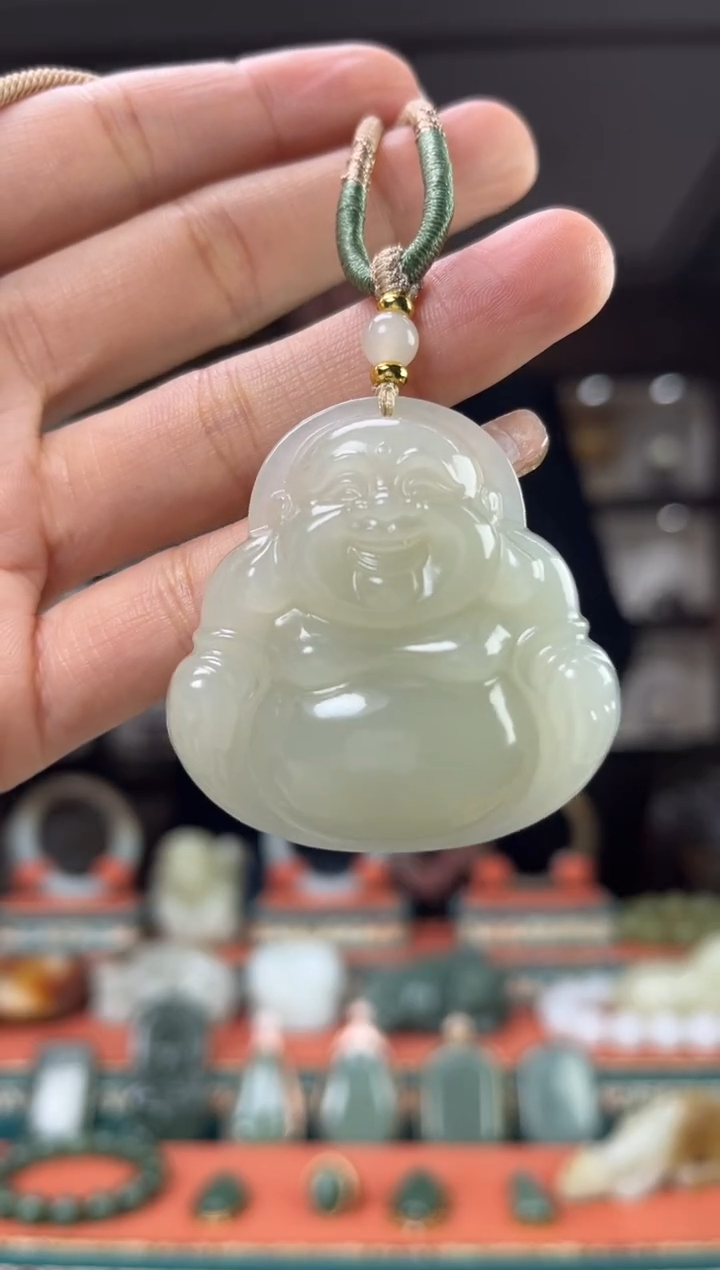 【闪购商品】和田玉颈饰未镶嵌佩佩45mm左右
