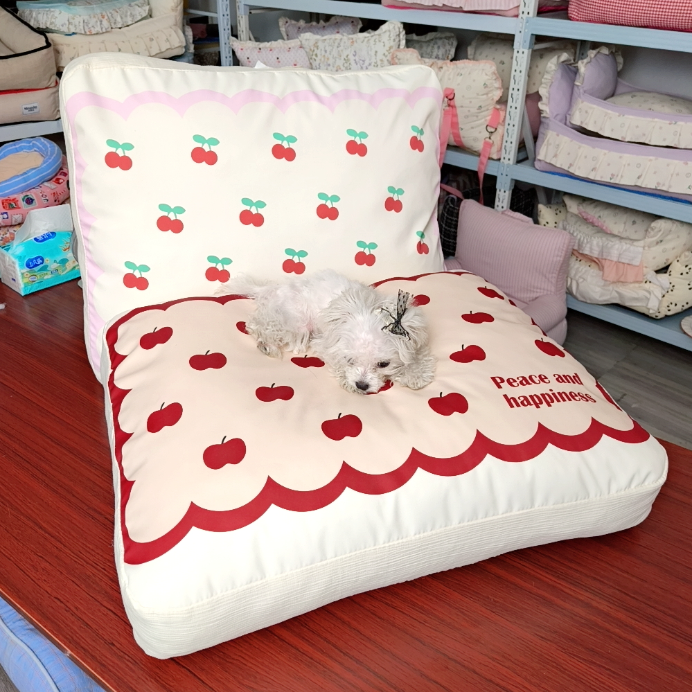 加厚防水可拆洗新款方形宠物垫防泼水可爱猫猫狗狗垫子比熊约克夏