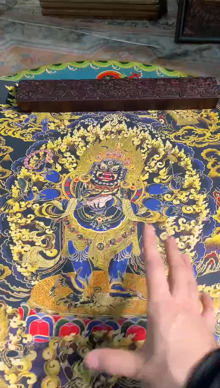 卷轴画路路的唐卡tk160