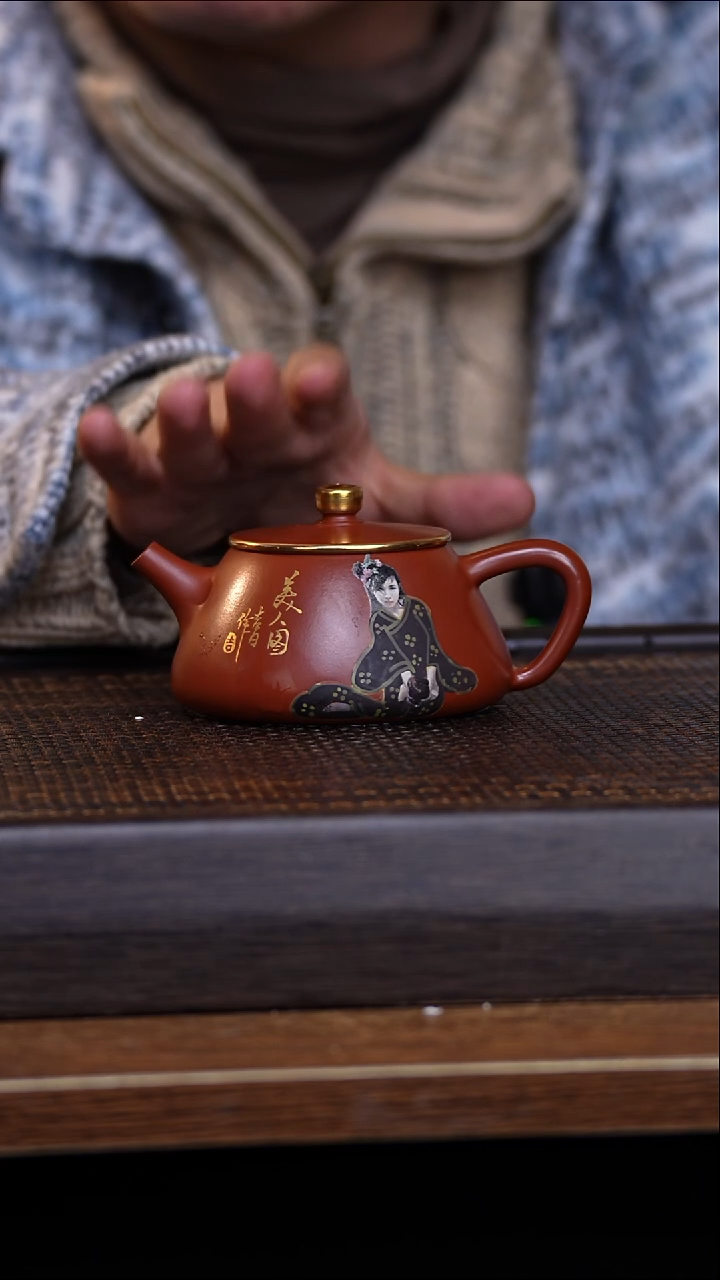 茶壶紫砂宜兴手工原矿紫砂壶001