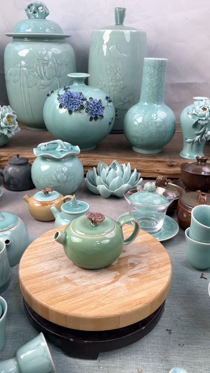 【闪购商品】特价 微瑕 慧仙青瓷