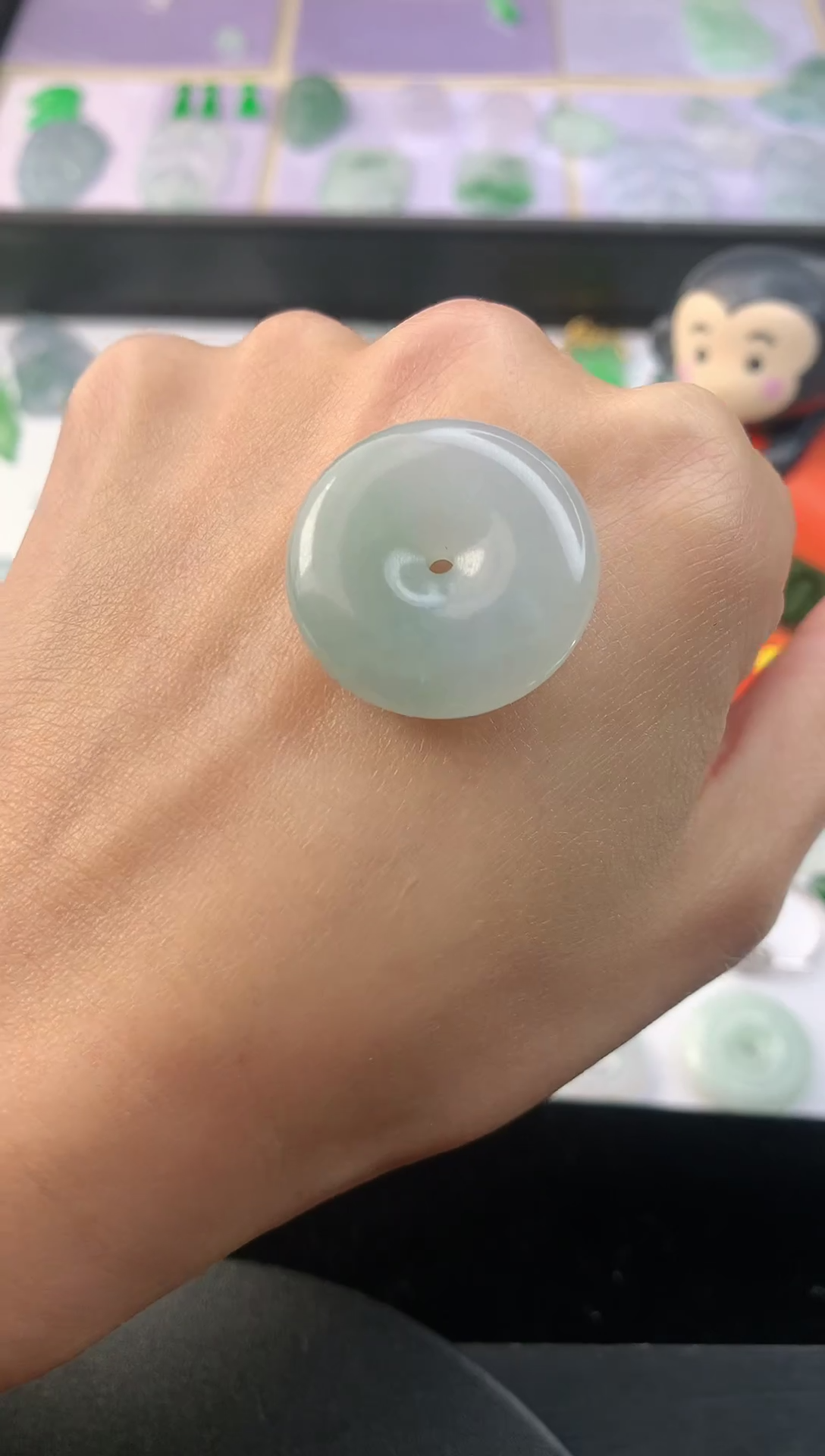 【闪购商品】翡翠裸石翡翠A货平安扣