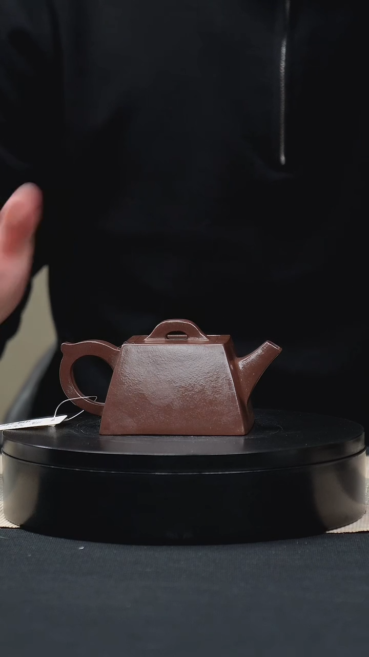 【闪购商品】紫砂茶壶051深井底槽清四方手工紫砂壶