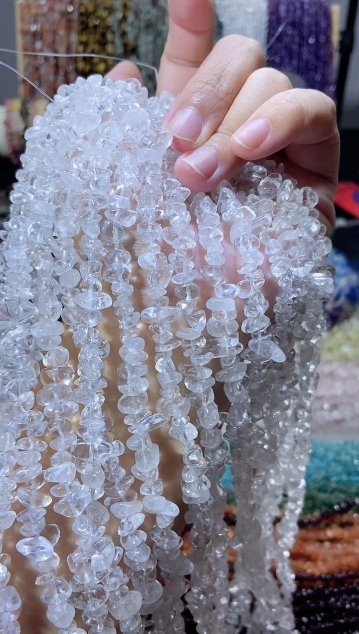 未镶嵌珠宝半成品水晶白水晶