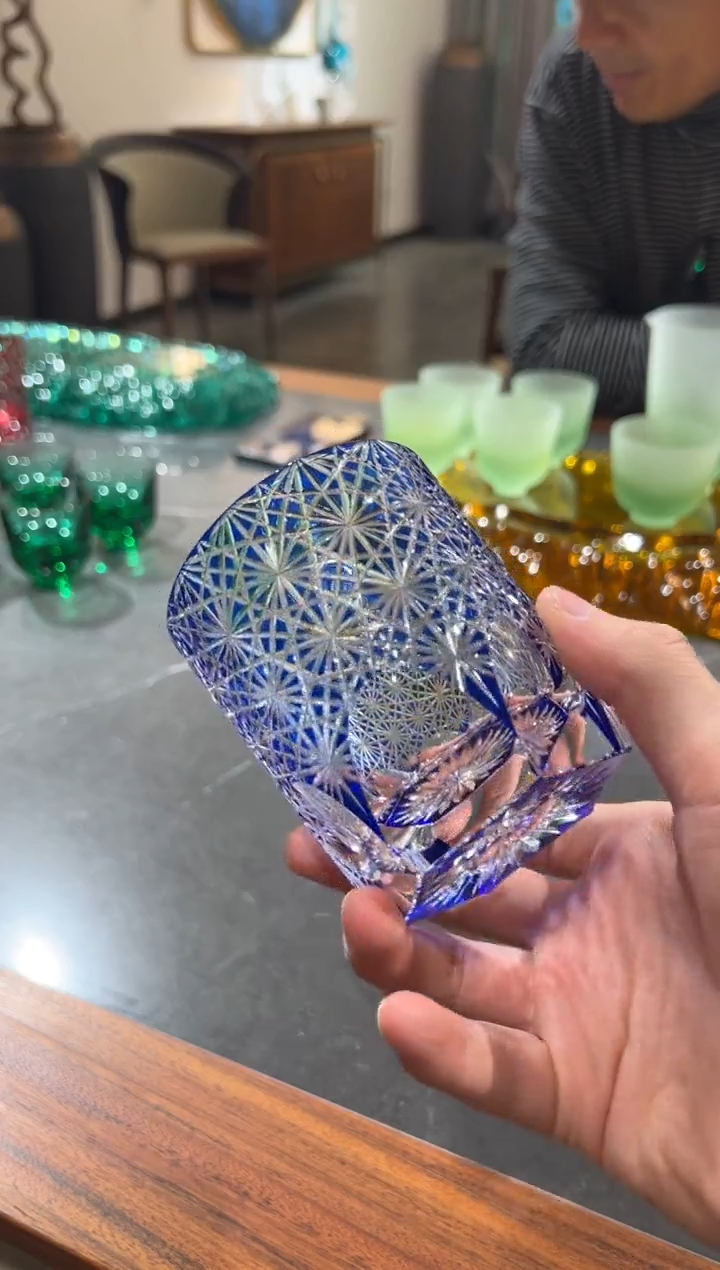 【闪购商品】摆件BLM13水晶琉璃钻石杯