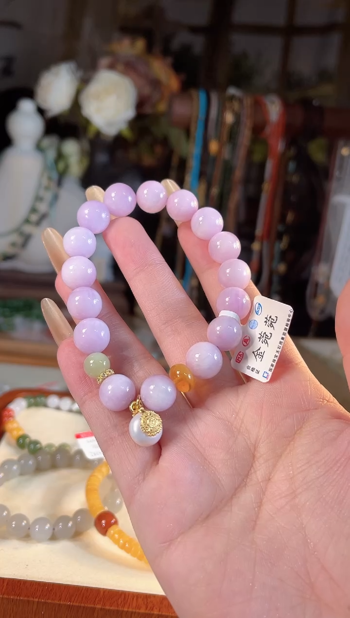 【闪购商品】锂辉石手串未镶嵌多样性发货其一