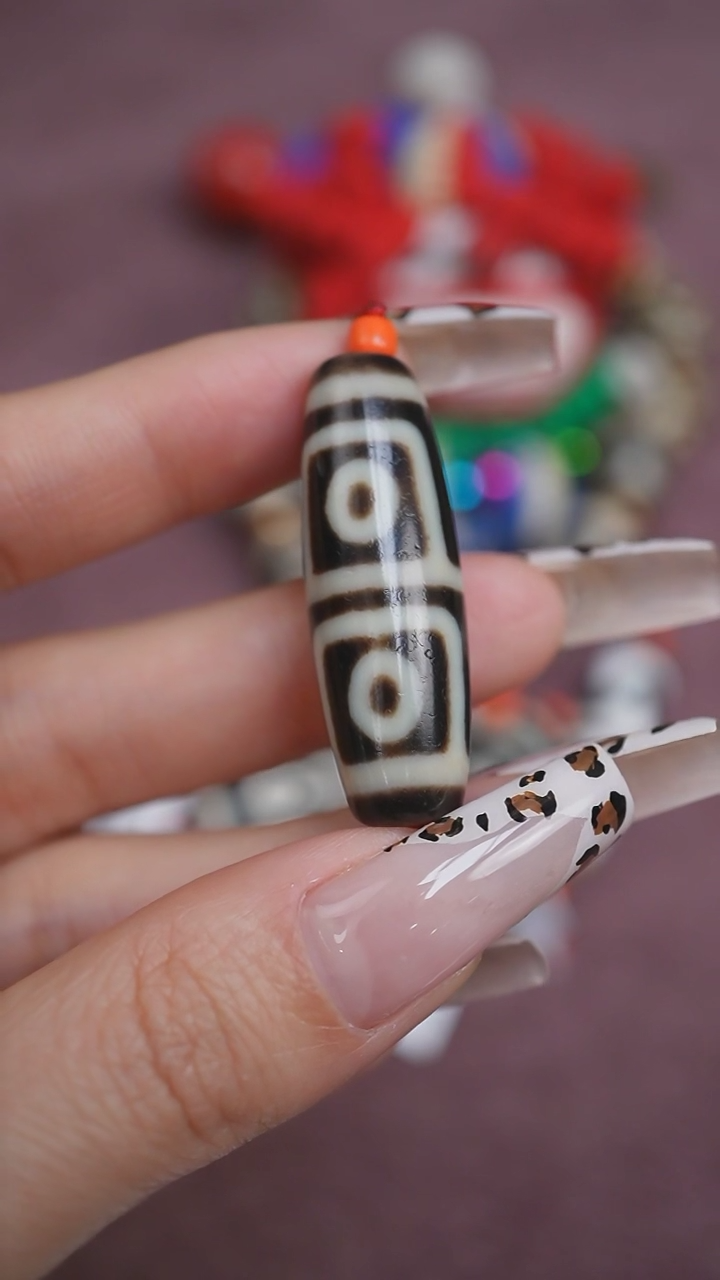 【闪购商品】玛瑙/玉髓颈饰未镶嵌蚀花玛瑙珠定制编绳