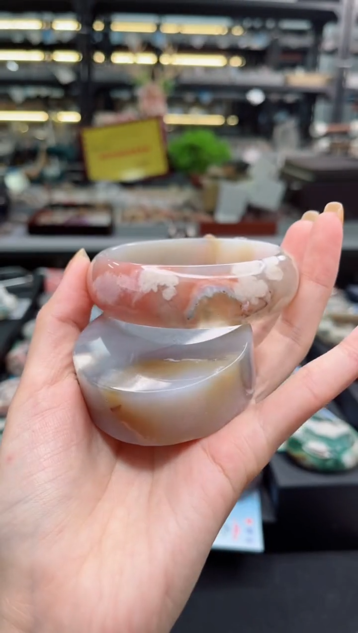 【闪购商品】石英质玉手镯未镶嵌63圈口（赠品镯心）6451682