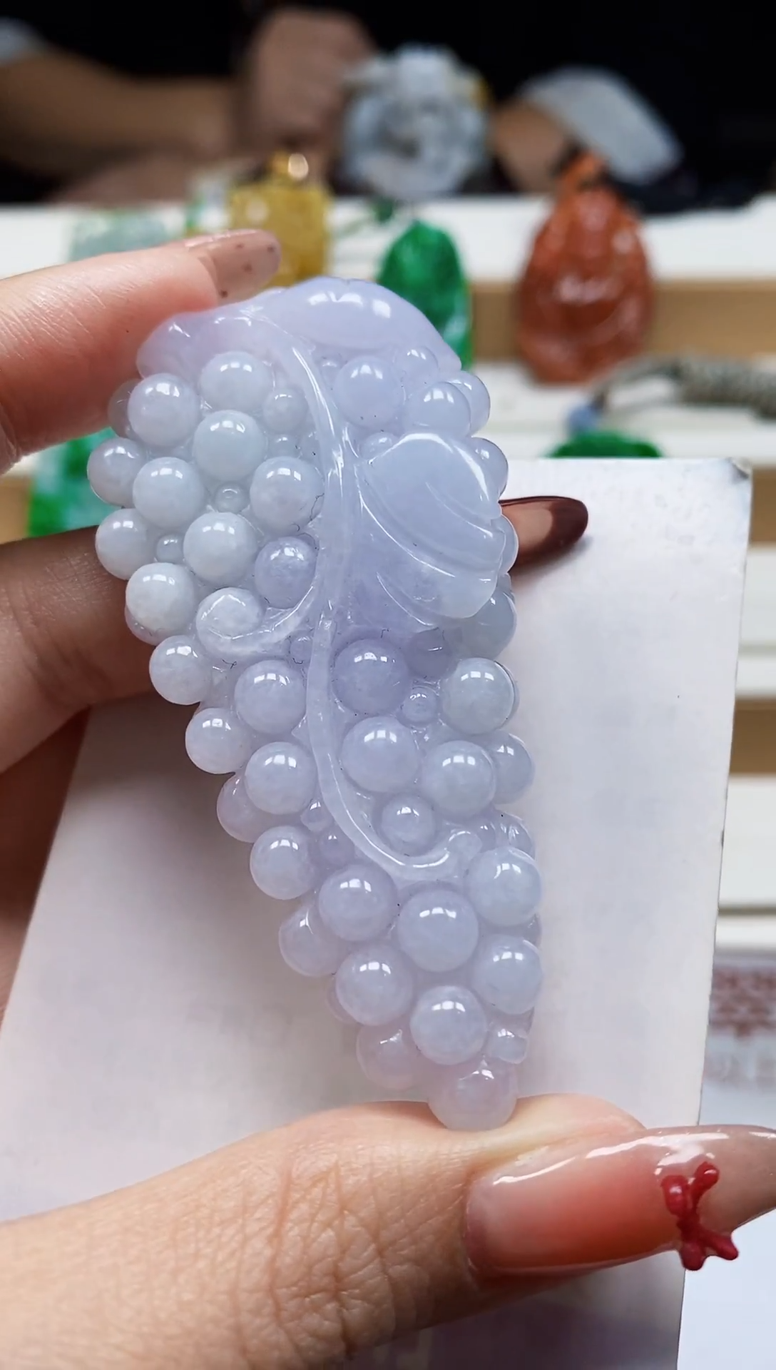 颈饰未镶嵌翡翠翡翠A货